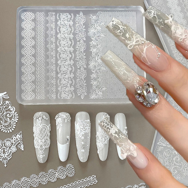Resin Art Template - Stampo in Silicone 3D per Unghie