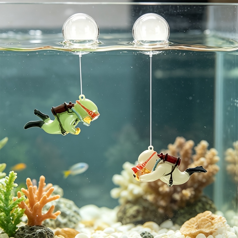 Resin Art Underwater - Decorazione in Resina per Acquario, Statuetta