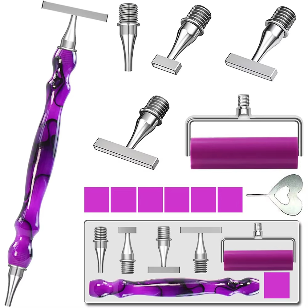 Resin Art Canvas - Set di penne ergonomiche per pittura
