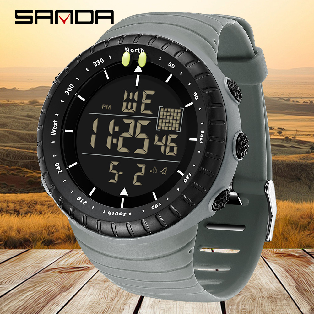 Resin Art Underwater - SANDA Nuovo 6256 Orologio Elettronico da
