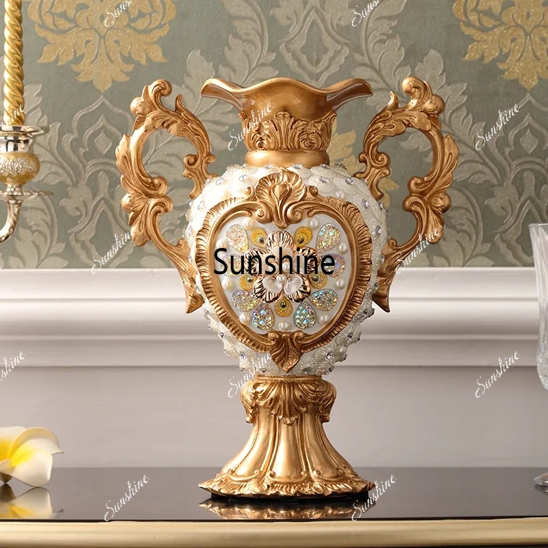 Resin Art Gift For Wedding - Palazzo di lusso europeo Vaso in