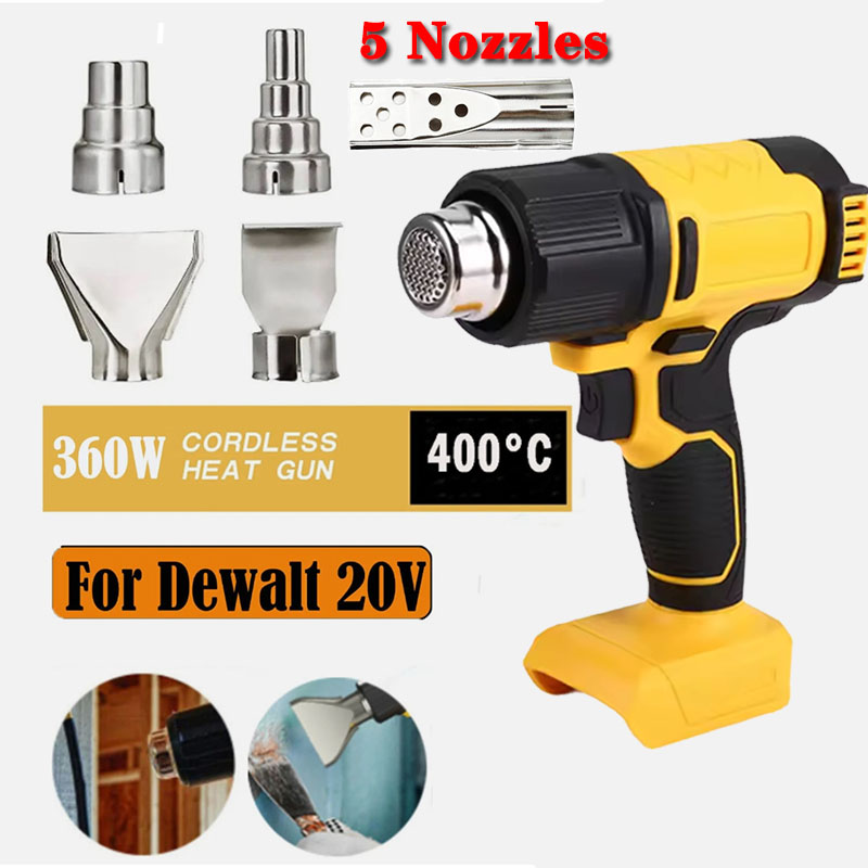 Resin Art Heat Gun - Pistola Termica Senza Fili per Batteria