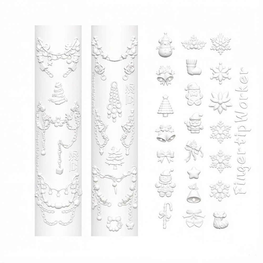 Resin Art Template - Stampo in Silicone 3D per Nail