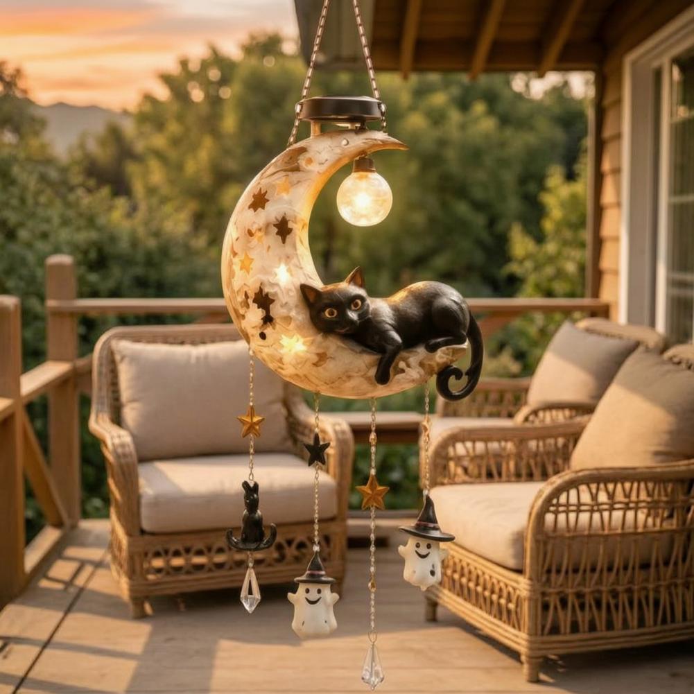 Resin Art Hanging - Lampada Solare da Giardino Resistente alle