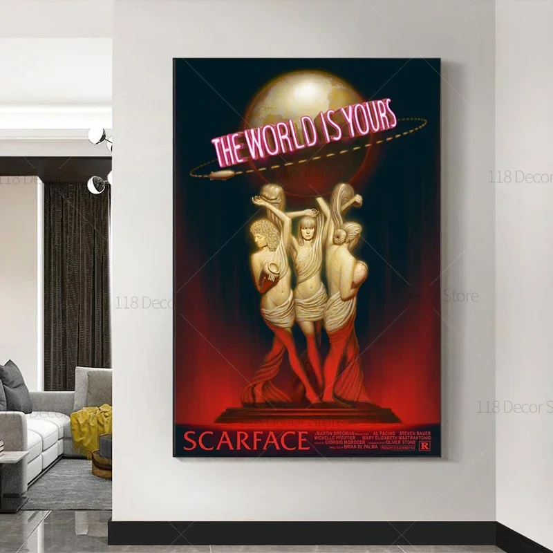 Resin Art On Canvas - Il Mondo È Tuo: Poster e