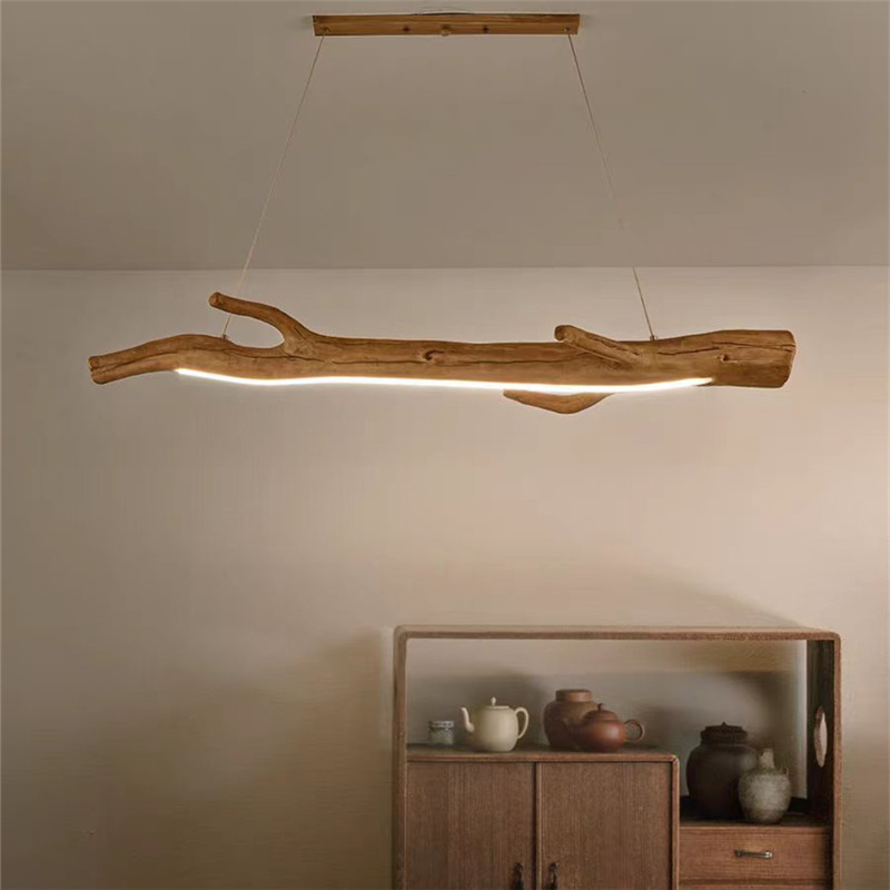 Resin Art Dining Table - Lampadario Vintage tree Branche LED lampada