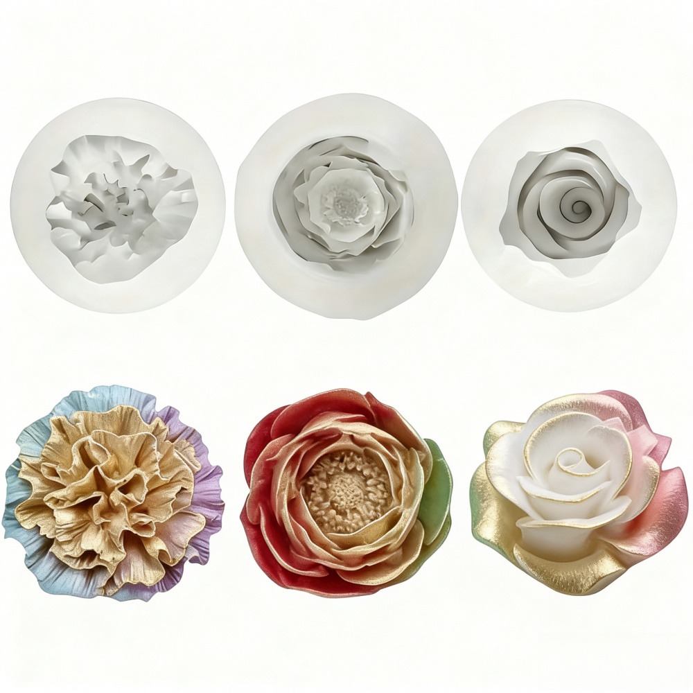 Resin Art Gift For Wedding - Stampi in silicone a 3 pezzi