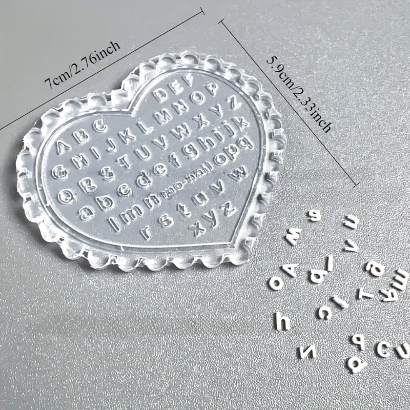 Resin Art Template - Stampo per lettere fai da te