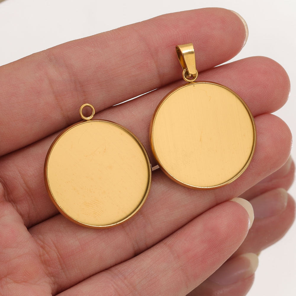 Resin Art Materials Kit - 10 pz Pendenti In Oro In