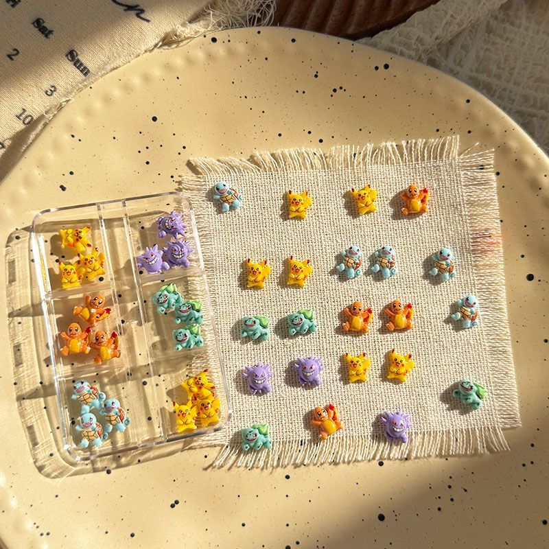 Resin Art Resin - Accessori per nail art Pokemon, graziosi