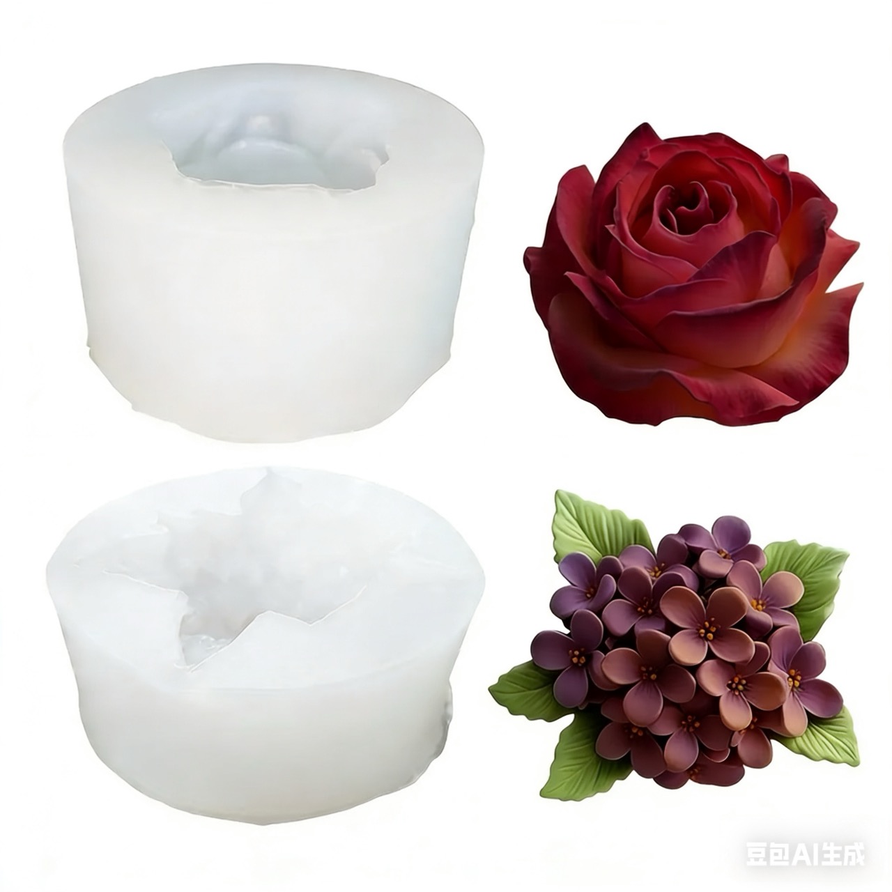 Resin Art Gift For Wedding - 2 pezzi di stampi in silicone