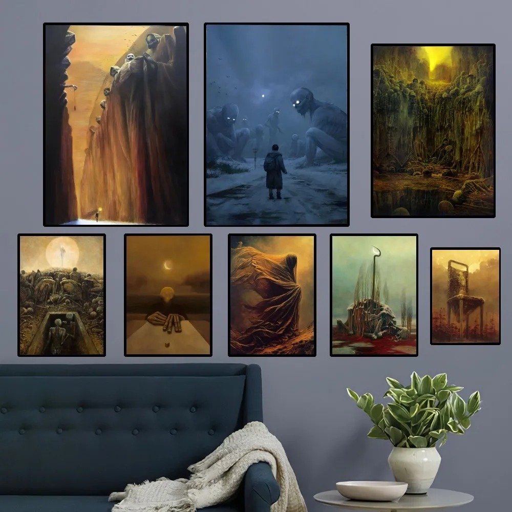 Resin Art Aesthetic - Poster artistico di Zdzislaw Beksinski, Stampe