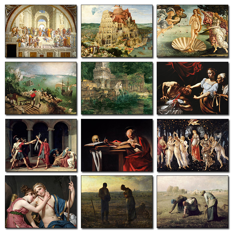 Resin Art Canvas - Poster e Stampe Classiche Vintage del