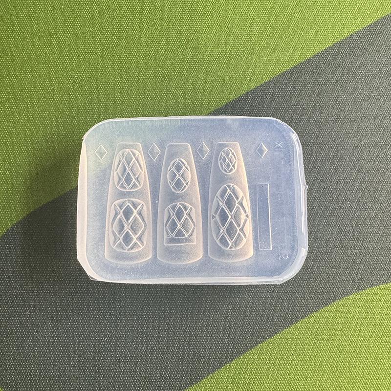 Resin Art Template - Nuovo Stampo per Unghie in Silicone,
