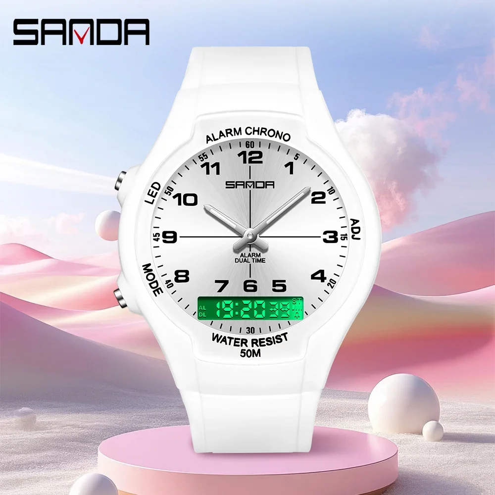 Resin Art Underwater - SANDA Nuovo 6320 Orologio al Quarzo