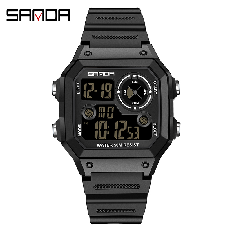Resin Art Underwater - 2026 SANDA 418 Nuovo Orologio Sportivo