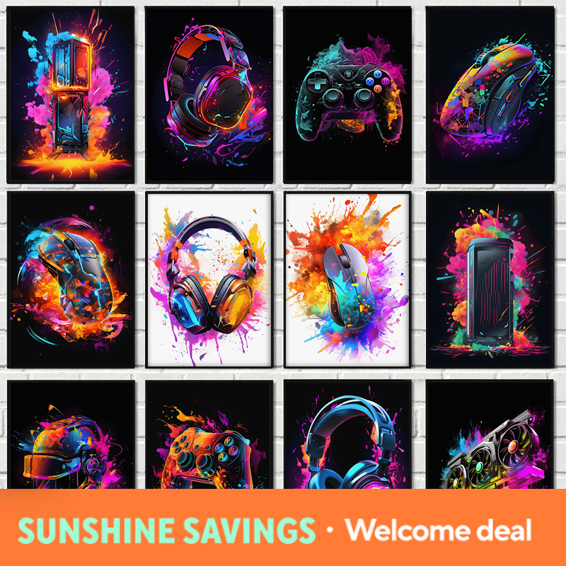 Resin Art Video - 2026 Nuovo Poster Personaggio Videogame Pop