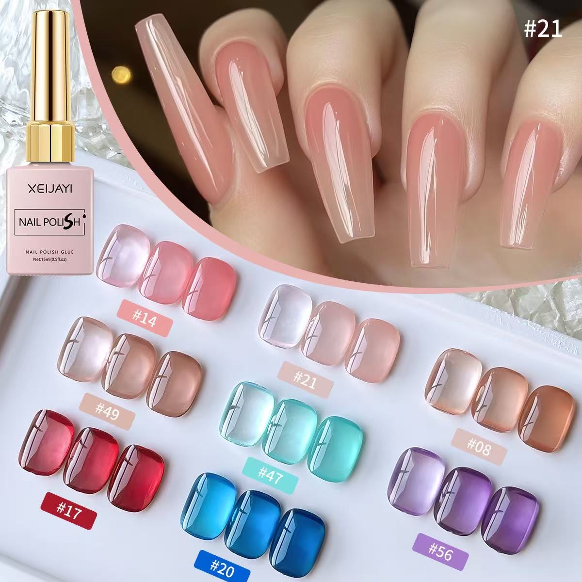 Kit smalto gel 8 colori Smalto - Uv Lamp Nail Resin recensione e prezzo
