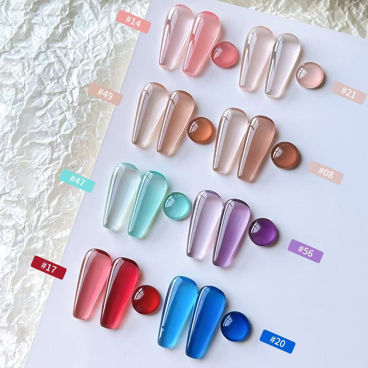 Kit smalto gel 8 colori Smalto - Uv Lamp Nail Resin recensione e prezzo