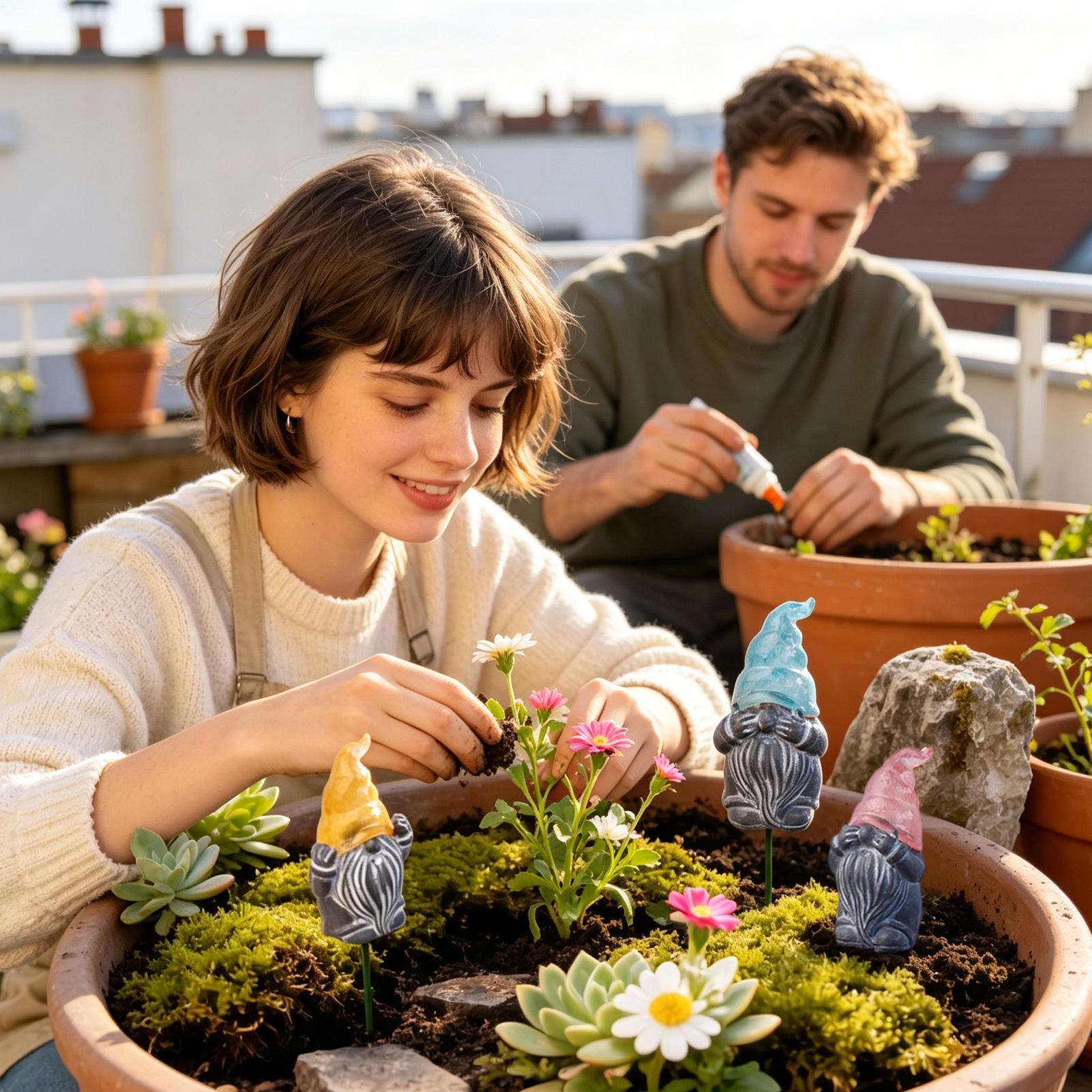 Pali decorativi da giardino in - Resin Art Flower recensione e prezzo