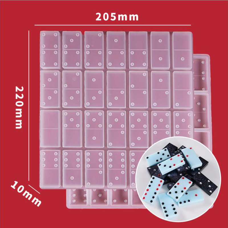 Stampo in Silicone per Domino, - Resin Art Heat Gun recensione e prezzo