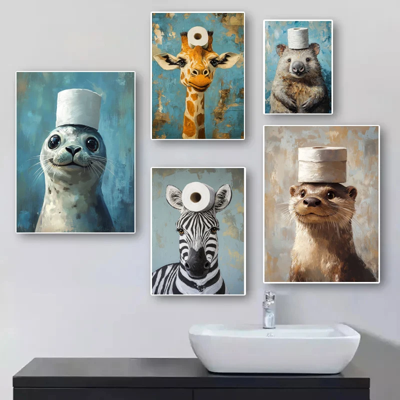 Animali divertenti e carini de - Resin Art On Canvas recensione e prezzo