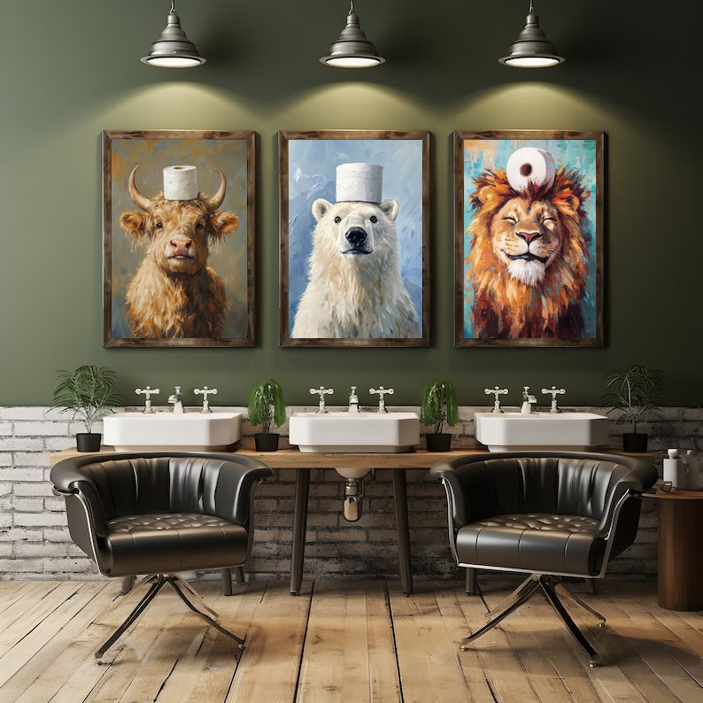 Animali divertenti e carini de - Resin Art On Canvas recensione e prezzo