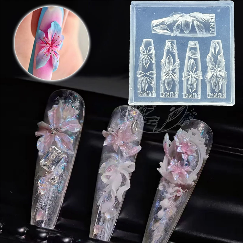 Stampo per unghie con fiori 3D - Resin Art Template recensione e prezzo