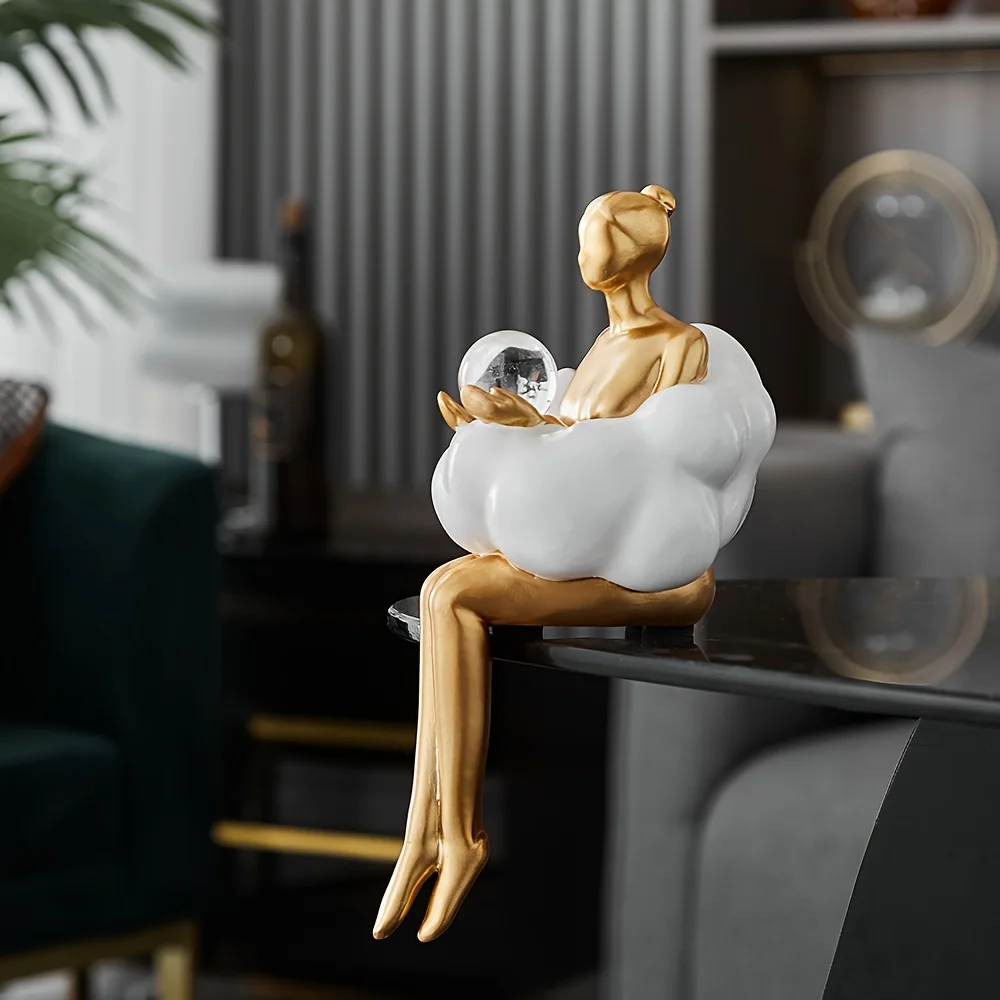 Cloud Girl Sculpture Abstract  - Resin Art Aesthetic recensione e prezzo