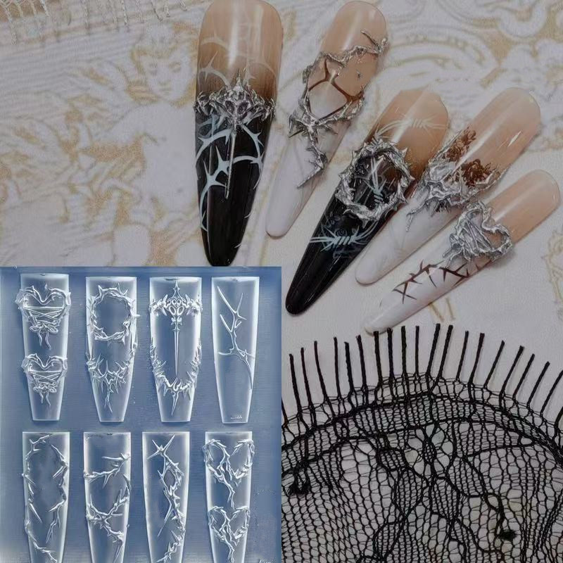 Spine 3D Design per unghie Sta - Resin Art Template recensione e prezzo