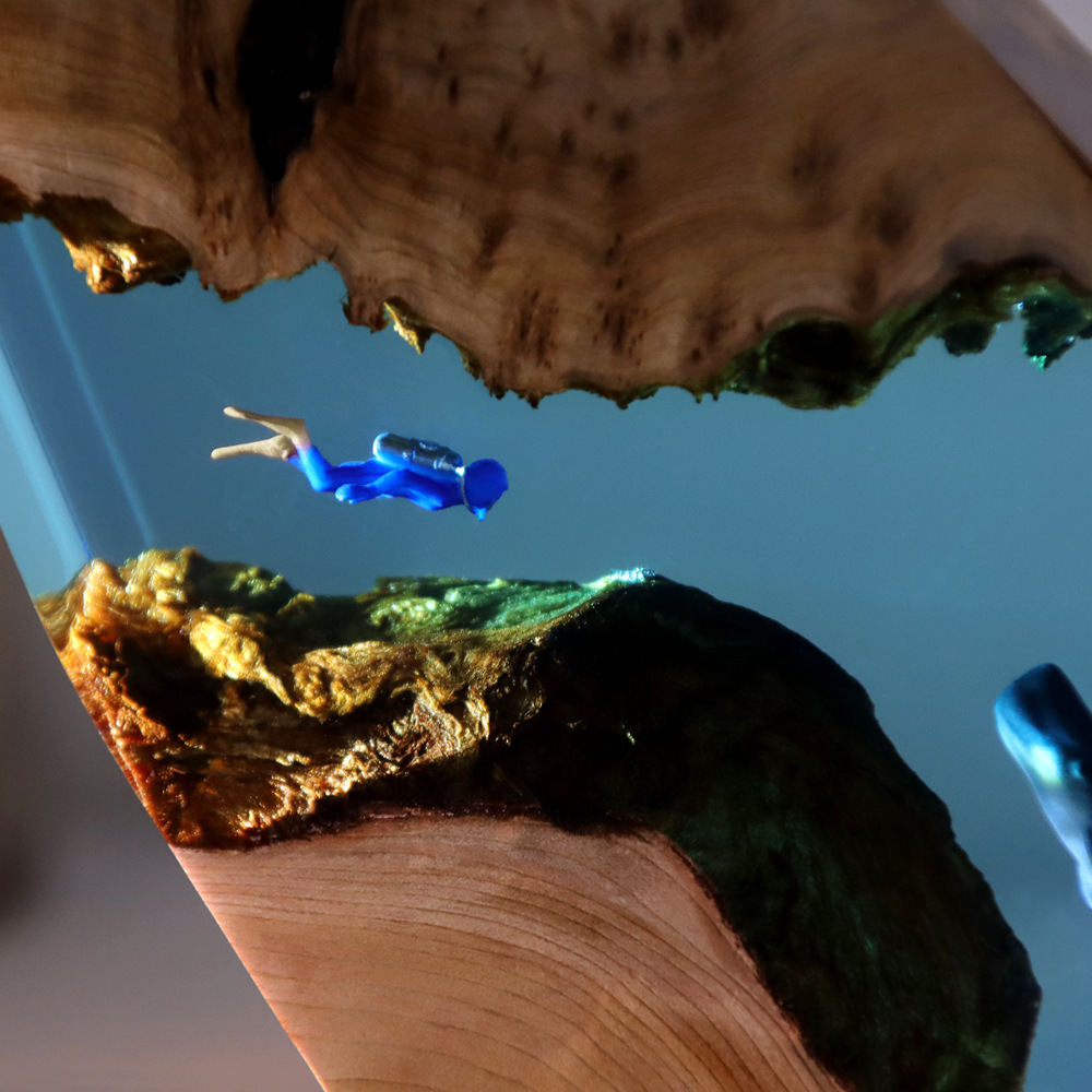 Nuova Decorazione da Scrivania - Resin Art Underwater recensione e prezzo