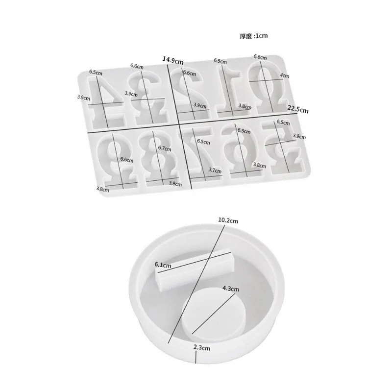 Set di 2 Stampi in Silicone pe - Resin Art And Craft recensione e prezzo