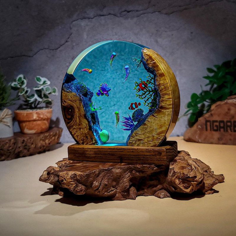 Lampada da Tavolo in Resina co - Resin Art Resin recensione e prezzo