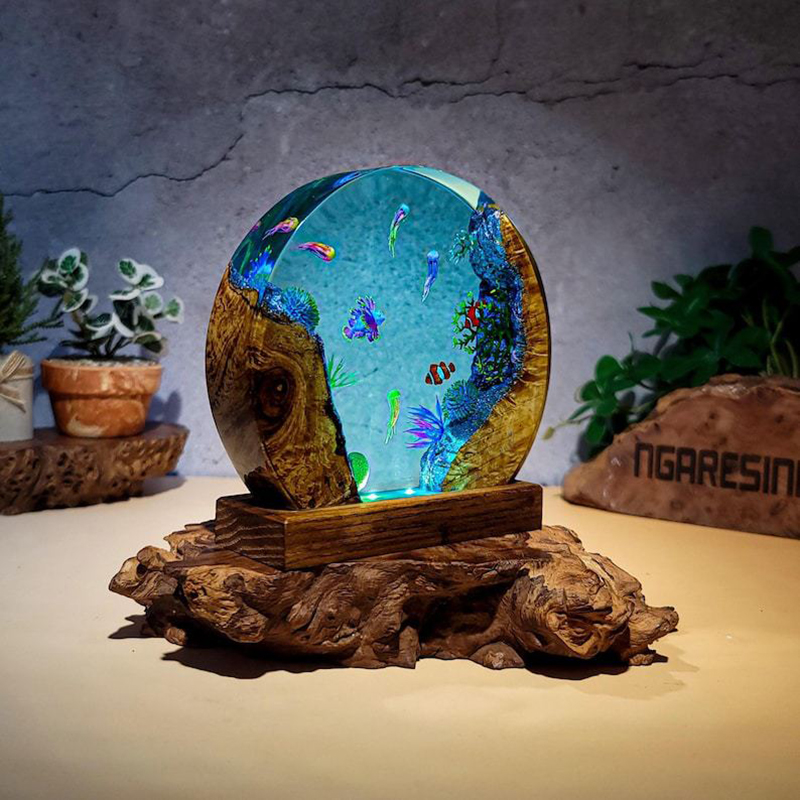 Lampada da Tavolo in Resina co - Resin Art Resin recensione e prezzo