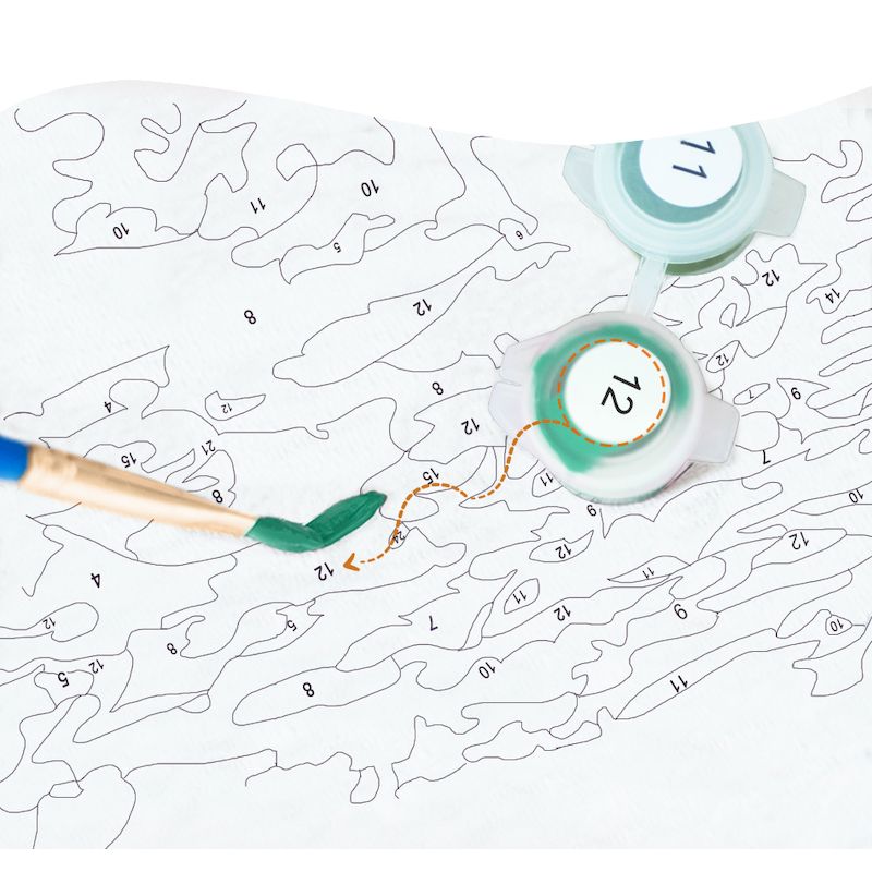 Dipingere con i numeri Immagin - Resin Art On Canvas recensione e prezzo