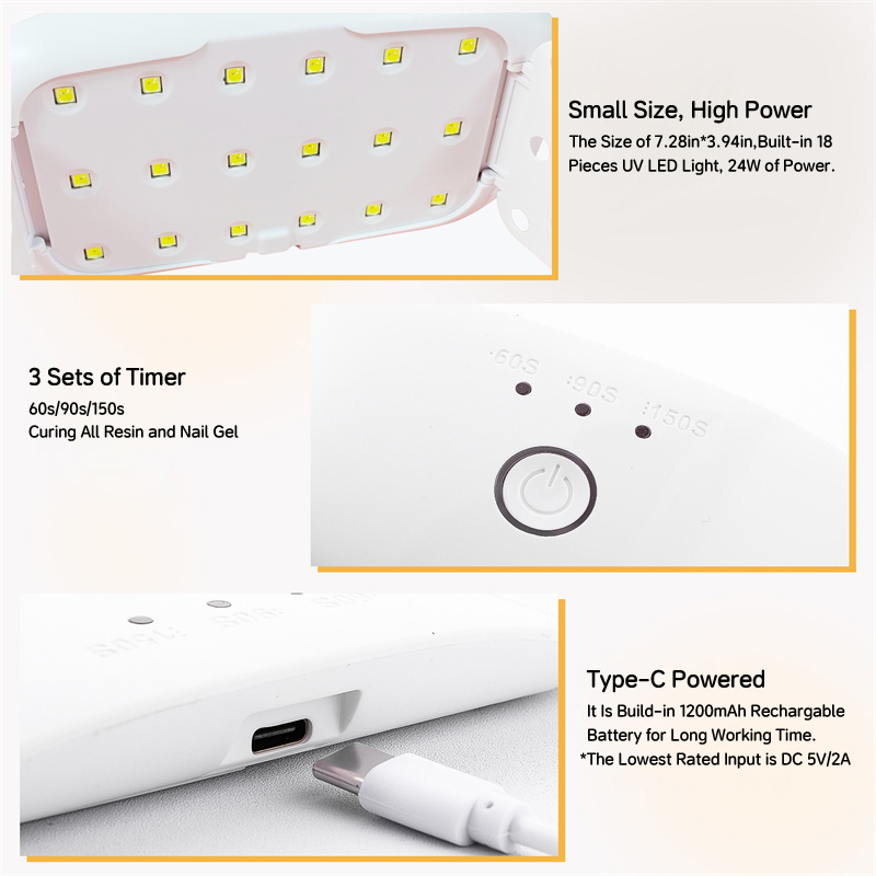 Lampada LED UV ricaricabile US - Uv Lamp Nail Resin recensione e prezzo