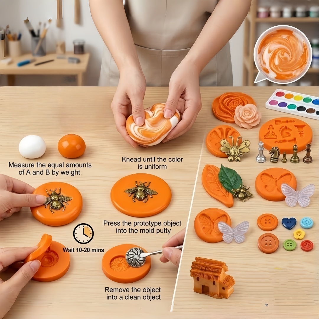 Set di stucco siliconico per a - Resin Art And Craft recensione e prezzo