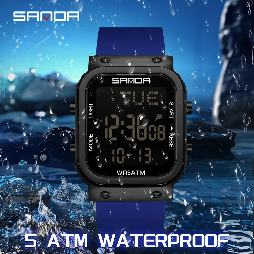 Orologio Digitale SANDA da Uom - Resin Art Underwater recensione e prezzo