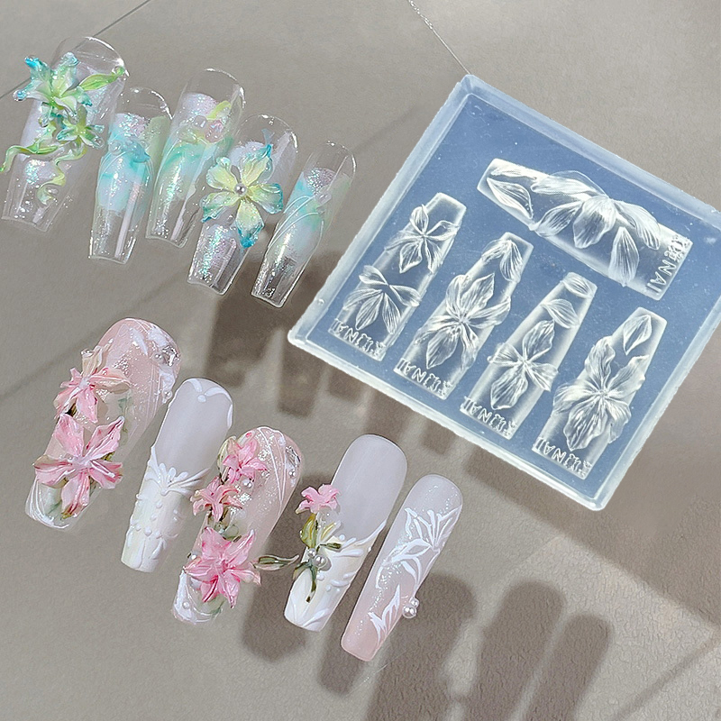 Stampo per unghie con fiori 3D - Resin Art Template recensione e prezzo