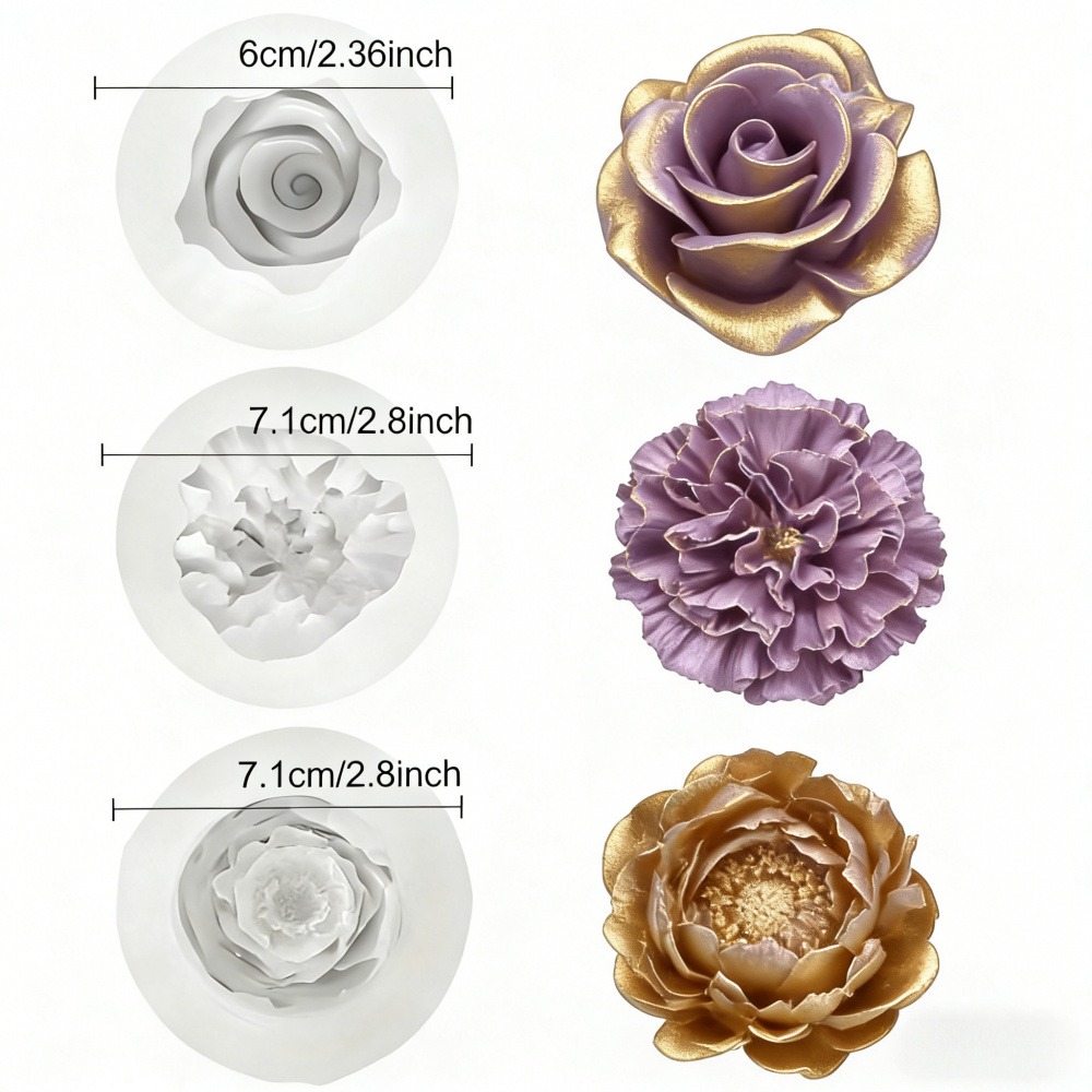 Stampi in silicone a 3 pezzi p - Resin Art Gift For Wedding recensione e prezzo