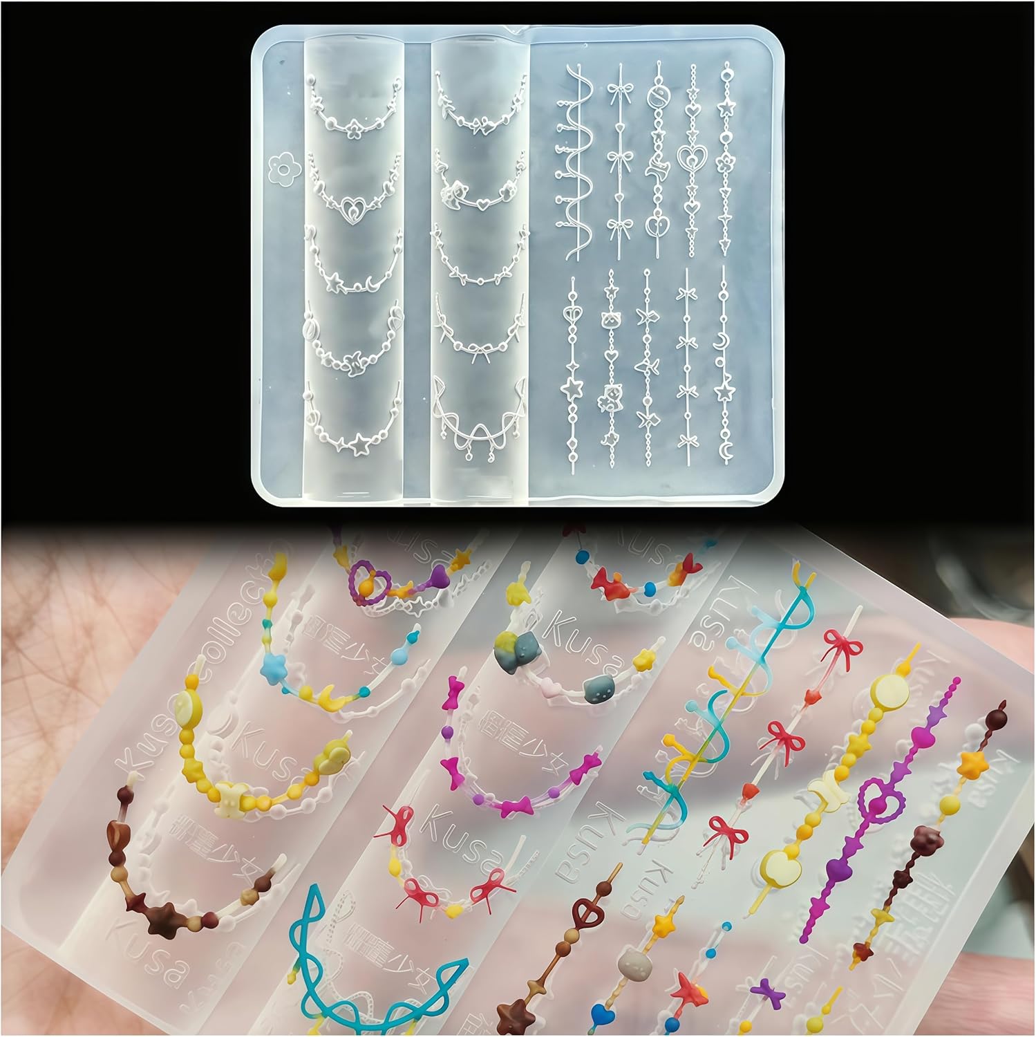 Collana di perline 3D Stampo p - Resin Art Template recensione e prezzo