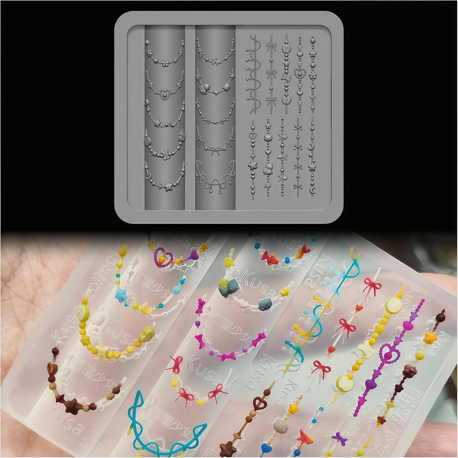 Collana di perline 3D Stampo p - Resin Art Template recensione e prezzo