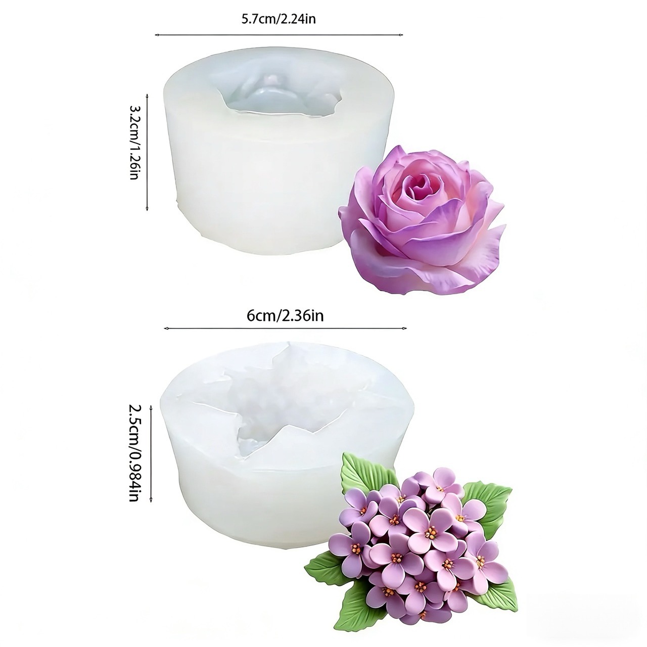 2 pezzi di stampi in silicone  - Resin Art Gift For Wedding recensione e prezzo