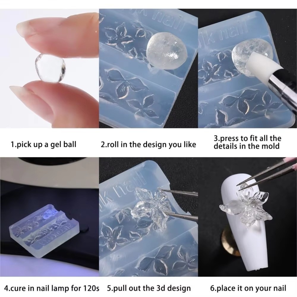 Nuovo 3 pz/set 3D Stampo Per U - Resin Art Template recensione e prezzo