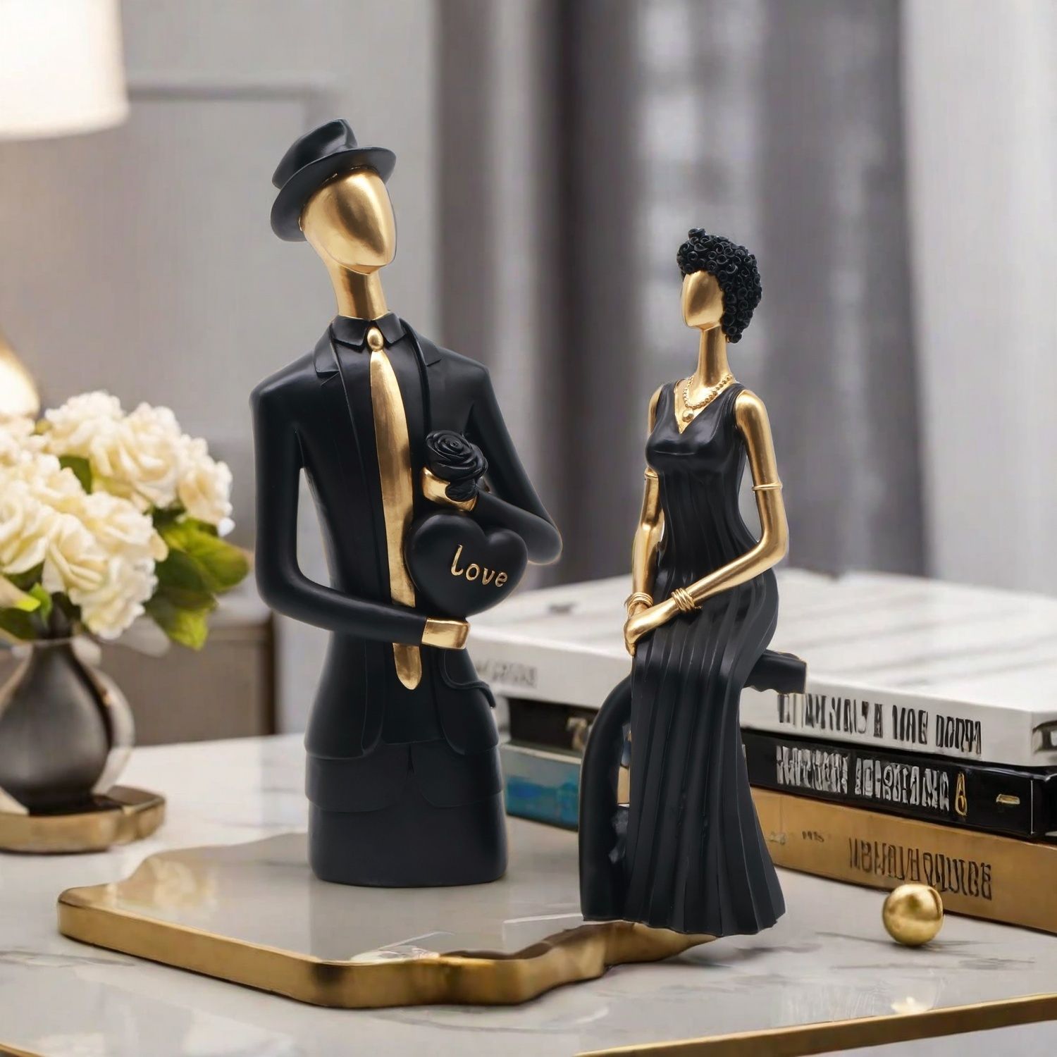 Scultura in resina decorativa, - Resin Art Gift For Wedding recensione e prezzo