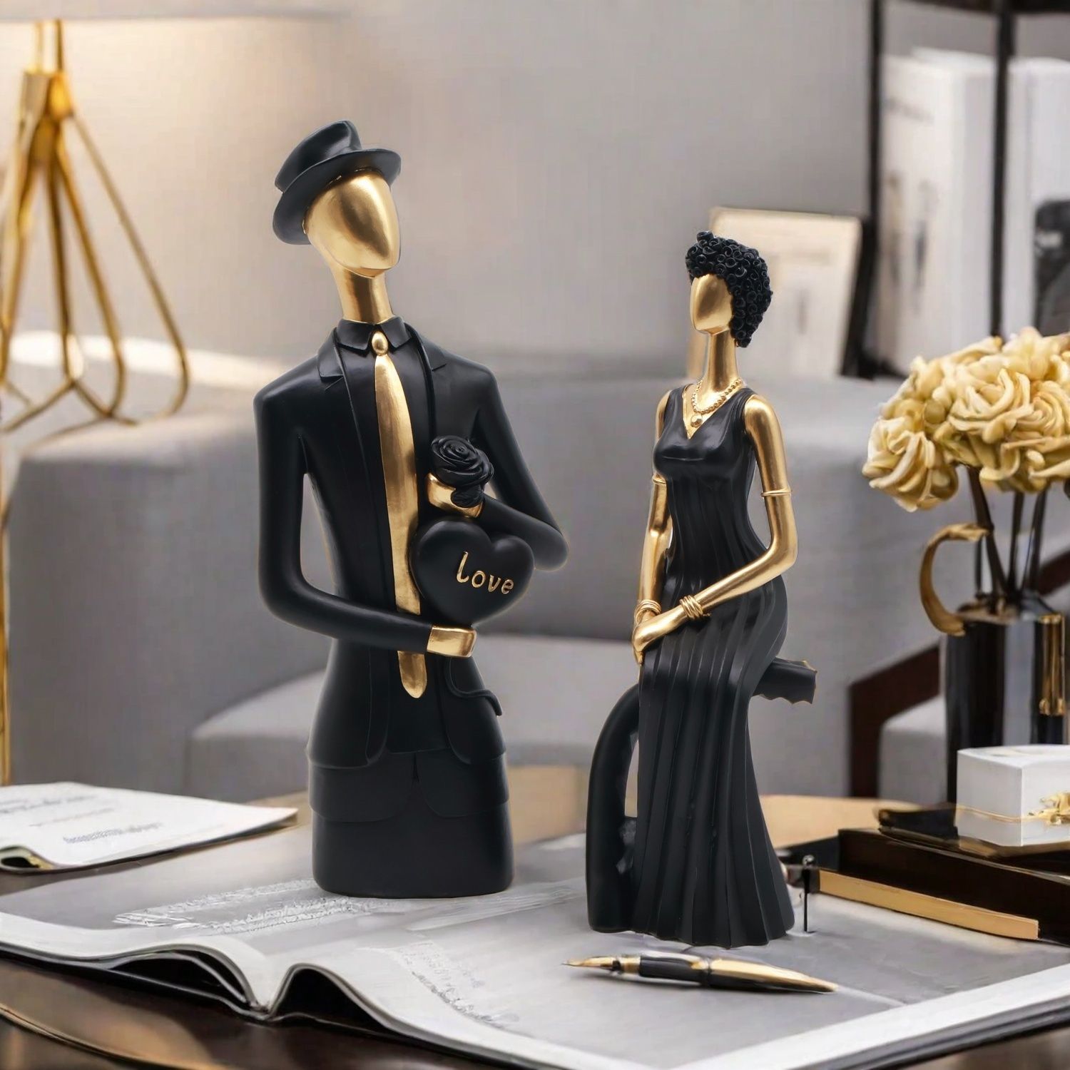 Scultura in resina decorativa, - Resin Art Gift For Wedding recensione e prezzo