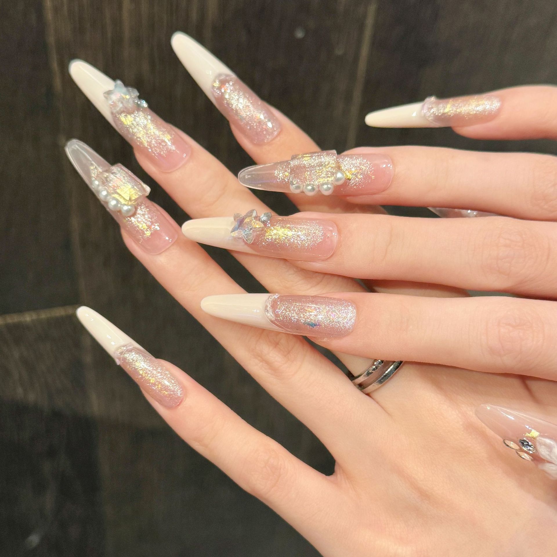 10 pezzi di unghie finte a sti - Resin Art Flower recensione e prezzo