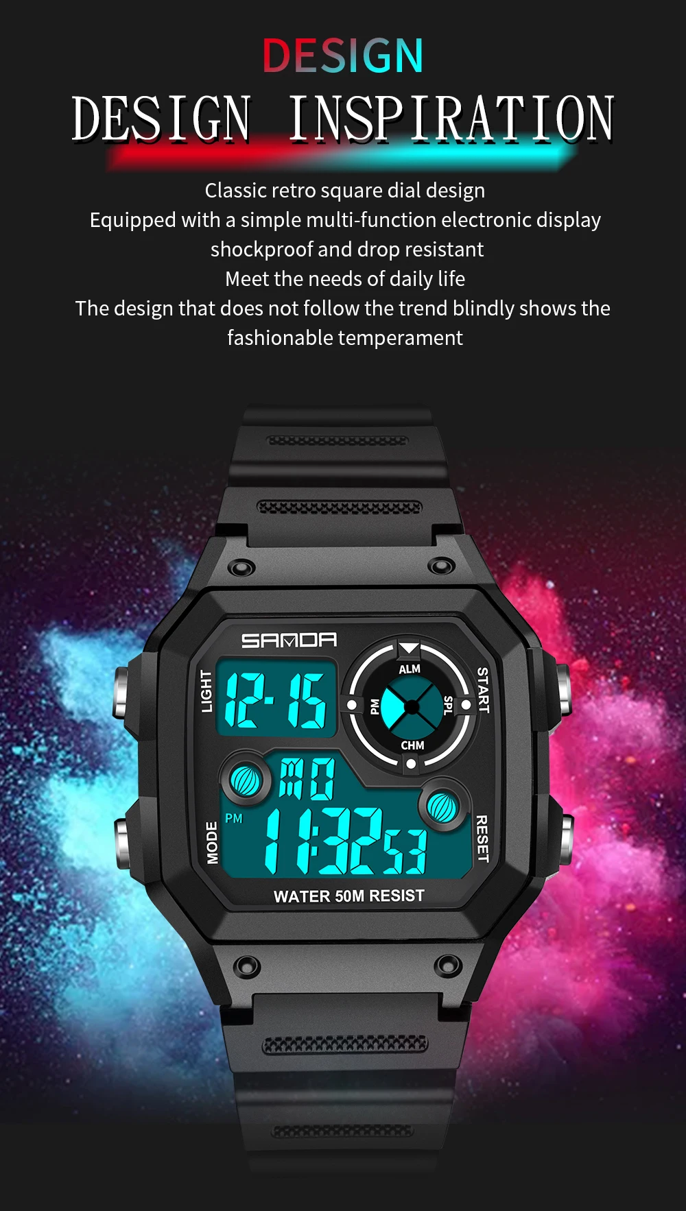 2026 SANDA 418 Nuovo Orologio  - Resin Art Underwater recensione e prezzo