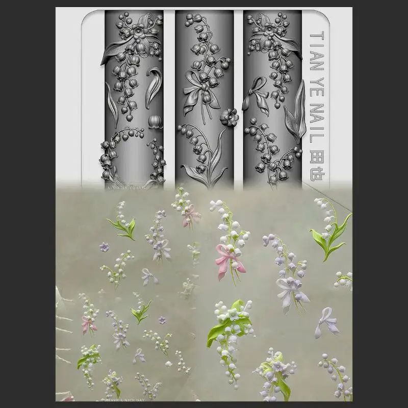 Serie di fiori Stampo per ungh - Resin Art Template recensione e prezzo